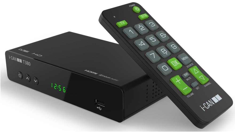 TELESYSTEM Decoder digitale terrestre i-Can T380